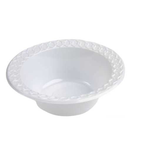 صحن بلاستيك شوربة كبير من بلاسكو مقاس 15 - 50 حبة