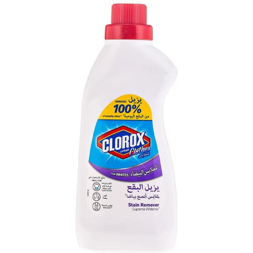 سائل مزيل بقع الملابس البيضاء من كلوركس - 900 مل