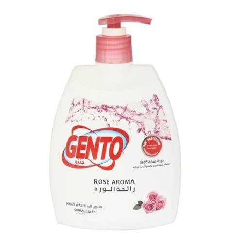 صابون سائل ايدي برائحة الورد من جنتو - 500 مل