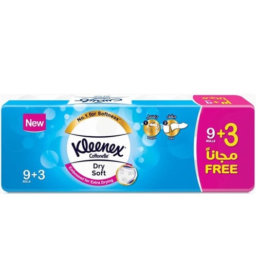 كلينكس منديل حمام 200 ورقة 9+3 مجانا