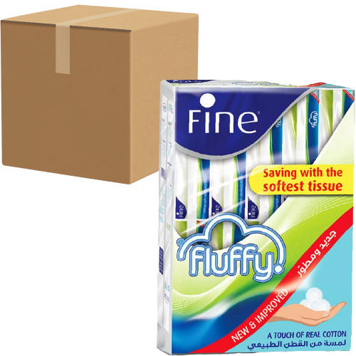 [كرتون] مناديل فاين فلافي 10 علبة × 130 منديل × 5...