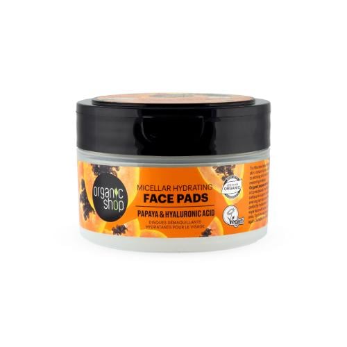 اورجانيك شوب ميسيلار مرطبة للوجه 20 قطعة