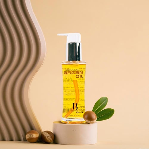 جي بي اورجانيك زيت الشعر بزيت الارغان 100 مل