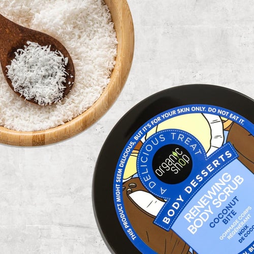 اورجانيك شوب مقشر للجسم بخلاصة جوز الهند 450مل