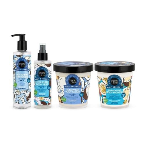 مجموعة جوز الهند العضوية لترطيب وتنعيم الجسم من او...