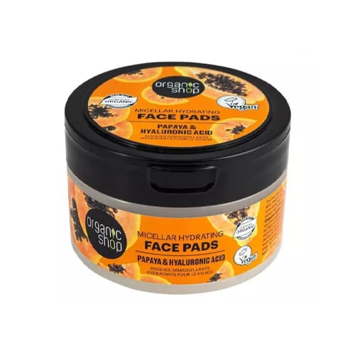 اورجانيك شوب ميسيلار مرطبة للوجه 20 قطعة