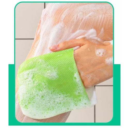 مومز باث ليفة تقشير الجسم الأصلية أخضر - علبة 8 قط...