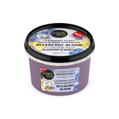 اورجانيك شوب شامبو مقشّر الملح بزهر التوت الأزرق ل...