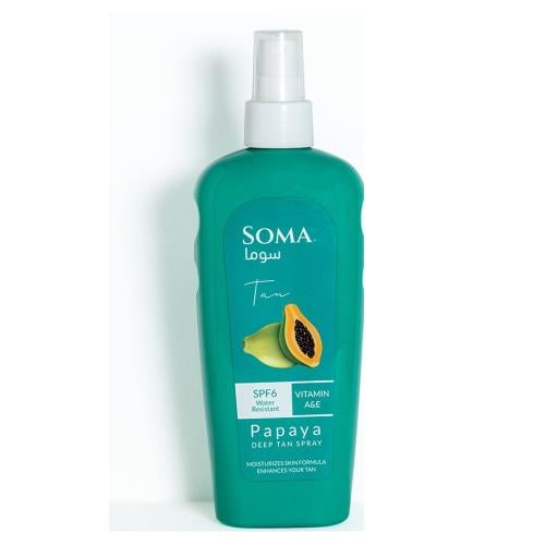 سوما بخاخ التسمير بزيت البابايا الطبيعي250مل
