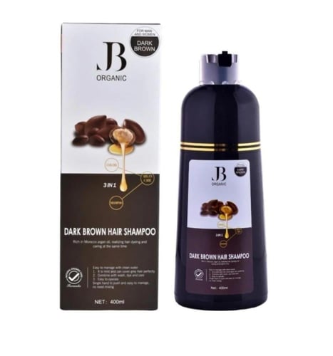 شامبو صبغة الشيب بزيت الارغان من جي بي 3 في1 400 م...