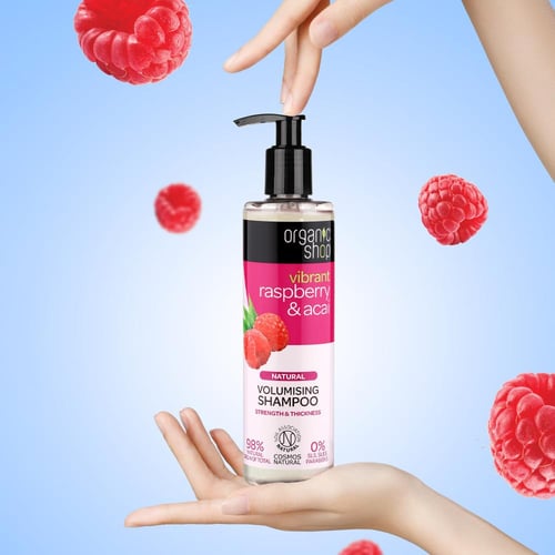 اورجانيك شوب شامبو توت العلّيق والأكاي 280مل