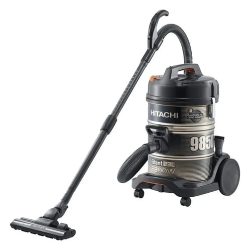 مكنسة هيتاشي برميل 23 لتر، 2300 واط، ذهبى/اسود CV-...