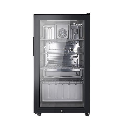 ثلاجة باب واحد زجاج دانسات 3.2 قدم 90 لتر لون اسود...