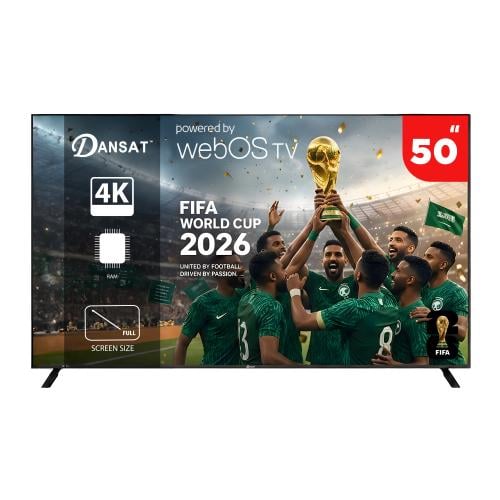 دانسات شاشة تلفزيون 50 بوصة سمارت نظام ويبوس - 4K...