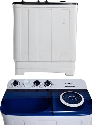 غسالة ملابس نيكاي نصف اوتوماتيك حوضين 5 كيلو موديل...