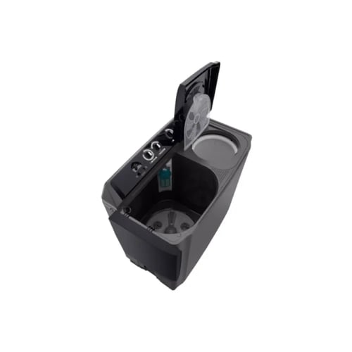 غسالة حوضين ال جي 12 كيلو اسود WTT1210OM1