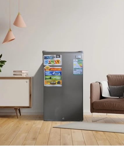 ثلاجة دانسات 2.9 قدم 82 لتر فضي DNFS140R22-S