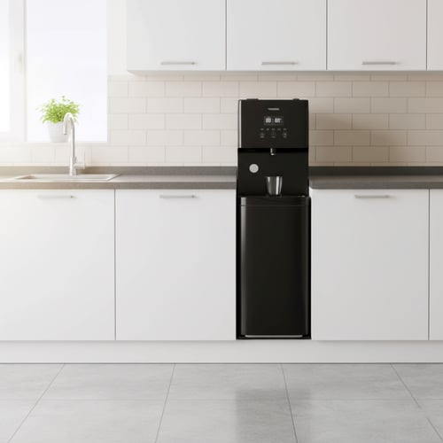 توشيبا برادة مياه تعبئة سفلية تحكم لمس - أسود - RW...