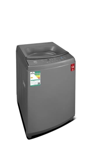 غسالة اتوماتيك تعبئة علوية هام 14 كيلو فضي HWM14S-...