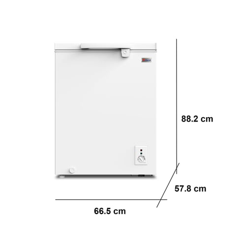 فريزر أفقي تكنو بيست 142 لتر 5 قدم لون أبيض موديل...