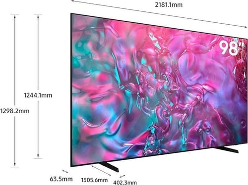 شاشة سامسونج ذكية 98 بوصة كريستال UHD UA98DU9000UX...