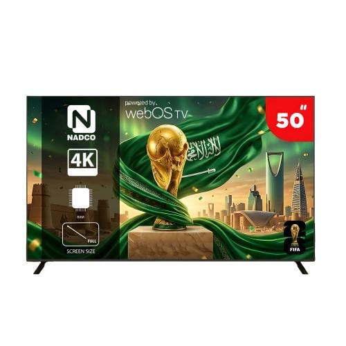 نادكو شاشة 50 بوصة LED سمارت WEBOS بدقة UHD 4K - و...