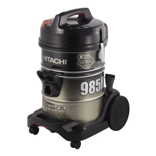 مكنسة هيتاشي برميل 23 لتر، 2300 واط، ذهبى/اسود CV-...