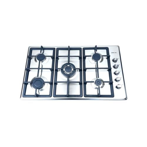 جي في سي برو سطح غاز 5 شعلات 90×60 سم تركي منصب ثق...
