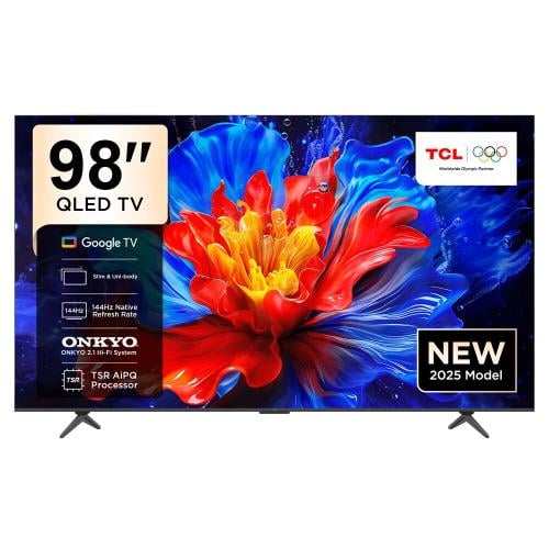 شاشة تي سي ال 98 بوصة QLED 120Hz نظام تشغيل Google...