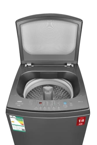 غسالة اتوماتيك تعبئة علوية هام 14 كيلو فضي HWM14S-...