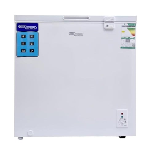سوبر جنرال فريزر أفقي 7 قدم - 199 لترًا - أبيض - K...