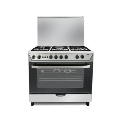 فرن هام 5 عيون غاز - 60×90 اسم - أمان كامل + شواية...