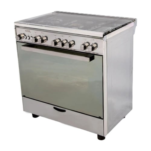 فرن غاز يونكس 5عيون 50*80 سم استيل TGM5080