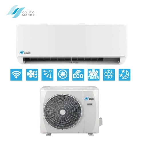 مكيف سبيلت ماندو 18500 وحدة - بارد فقط لون أبيض مو...