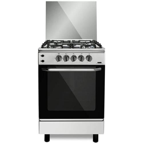 هام فرن غاز 4 عيون أمان كامل - 55x55 سم - فضي - HM...