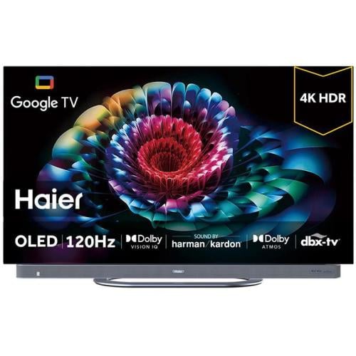 شاشة هاير ٦٥ بوصة OLED سمارت - بدقة 4K لون أسود مو...