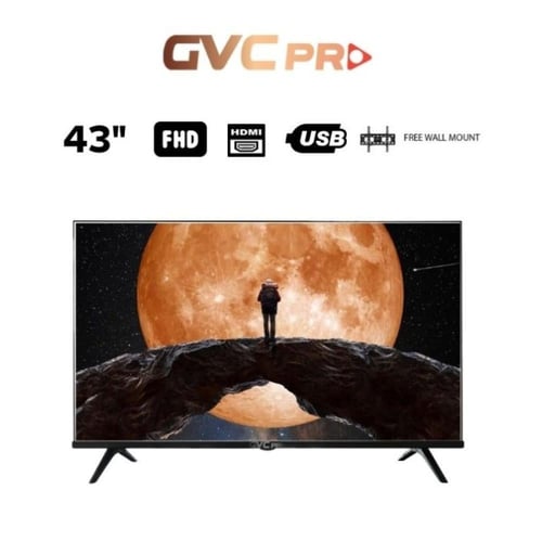 شاشه جي في سي برو فل اتش دي 43 بوصة مدخل USB2 مدخل...