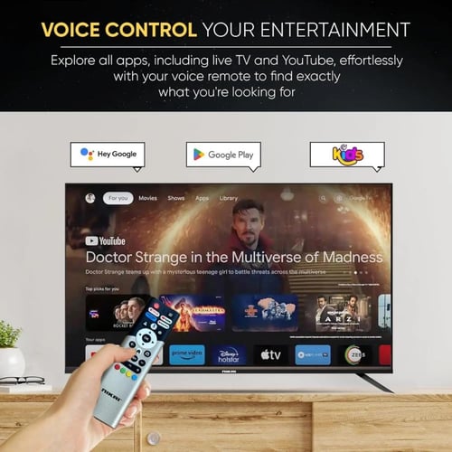 نيكاي شاشة سمارت 58 بوصة QLED بنظام جوجل 4K UHD -...