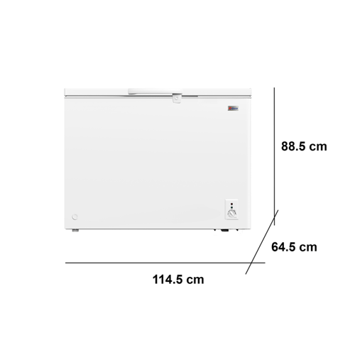 تكنو بيست فريزر أفقي 299 لتر 10.6 قدم مكعب - أبيض...