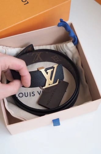 حزام لوي فيتون 3 سم