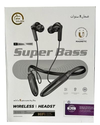 سماعات رياضية SUPER BASS من جولدن بلس ضمان سنتين