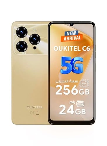 أوكيتيل جوال C6 ثنائي الشريحة ذاكرة 256جيجا رام 24...