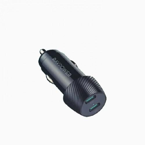 شاحن سيارة راف باور 50 واط مدخلين PD