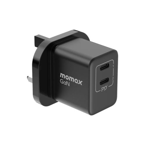 شاحن جداري موماكس ميني بتقنية الجان سريع الشحن بمف...