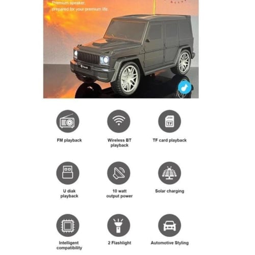 سبيكر بصوت عالي على شكل سيارة بطارية 1200Amh مكبر...