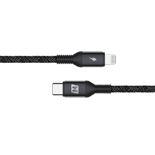 كابل من موماكسType-C إلى ايفون قماشي بطول 2.2 م -(...