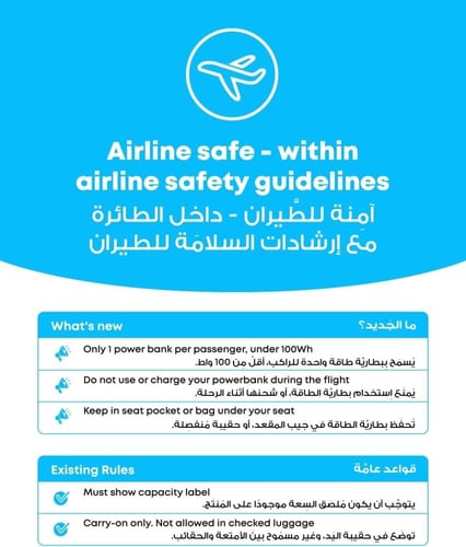 باور بنك من انكر 10000 مللي أمبير بقوة 30 واط