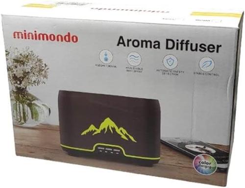 مرطب هواء بجهاز تحكم عن بعد مع ضوء ليلي ومحاكاة لل...