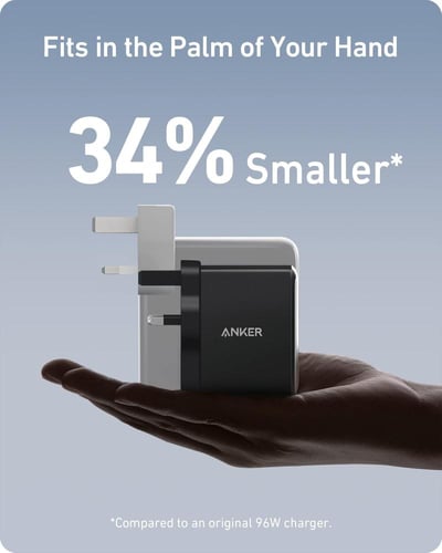 شاحن 736 سريع ومدمج بثلاثة منافذ بقوة 100 واط