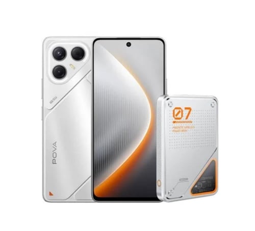 تكنو بوفا 7 ذاكرة 256 جيجا 16 رام شبكة 5 جي متعدد...